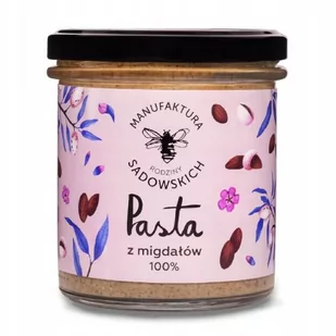 PASIEKI RODZINY SADOWSKICH Pasta z migdałów, 300g - Zdrowa żywność - miniaturka - grafika 1
