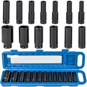 Nasadki do elektronarzędzi - NASADKI UDAROWE KLUCZE NASADOWE 1/2'' 10-32MM 13el - miniaturka - grafika 1