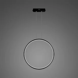 Lampa wisząca Ledowe okręgi No.1 X Φ60cm czarny in 4k ściemnialna Altavola Design - Lampy sufitowe - miniaturka - grafika 1