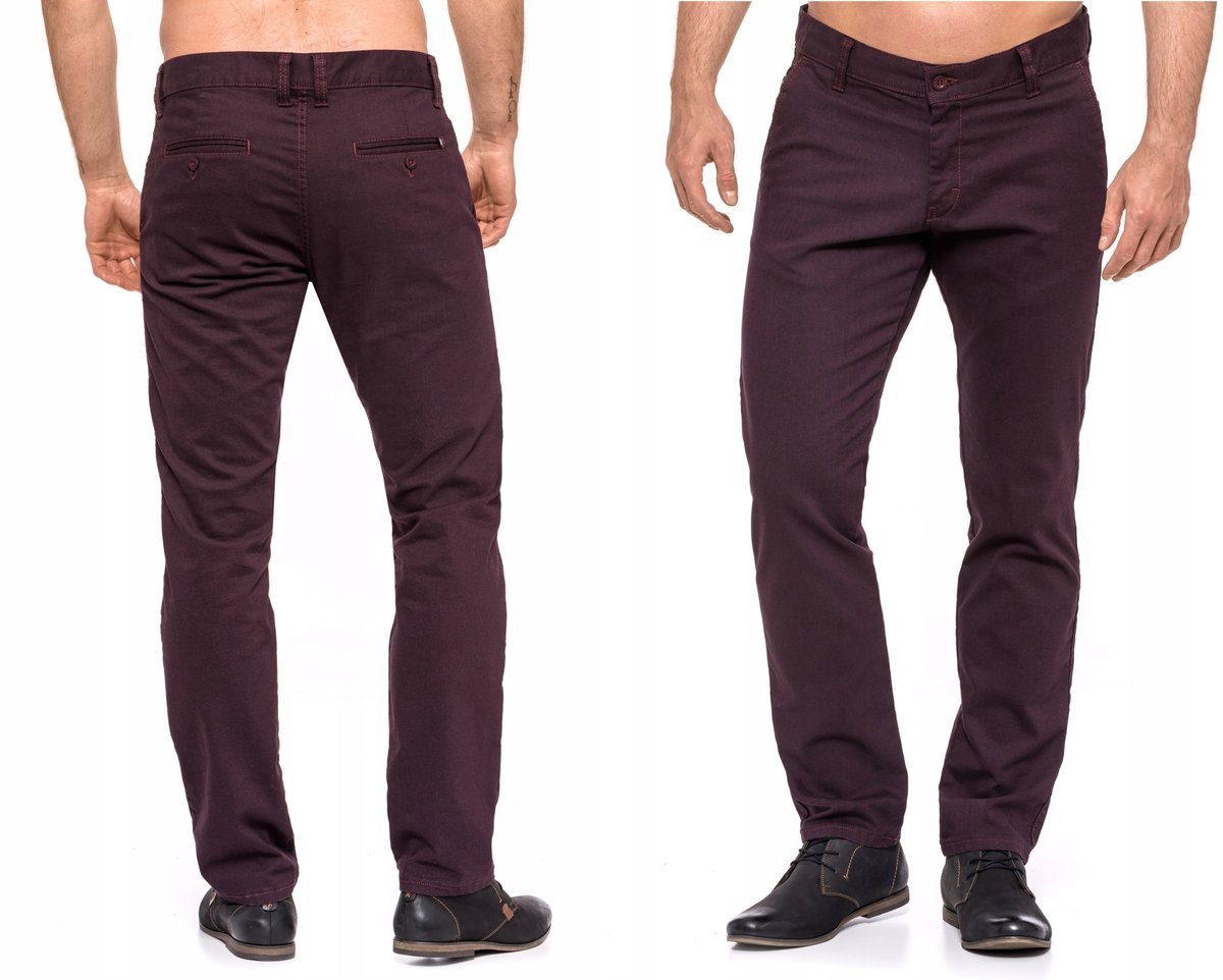 SPODNIE MĘSKIE CHINOSY VANKEL JEANS 068 -92cm/L32