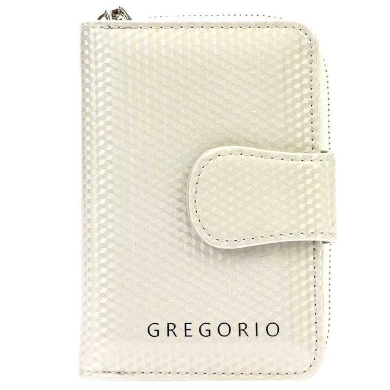 Gregorio DAR 45 CB-115 BEIGE portfel damski skórzany beżowy