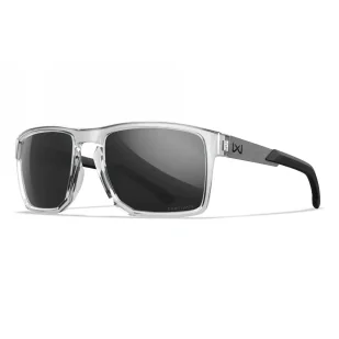 Wiley X Okulary Taktyczne Wiley X APEX Captivate Grey / Gloss Crystal Clear Frame - Odzież taktyczna i umundurowanie - miniaturka - grafika 1
