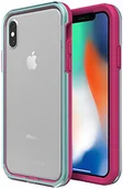 Etui i futerały do telefonów - LifeProof Slam Series etui na telefon komórkowy do iPhone X - Aloha zachód słońca (przezroczysty/niebieski odcień/procesowy magenta) - miniaturka - grafika 1