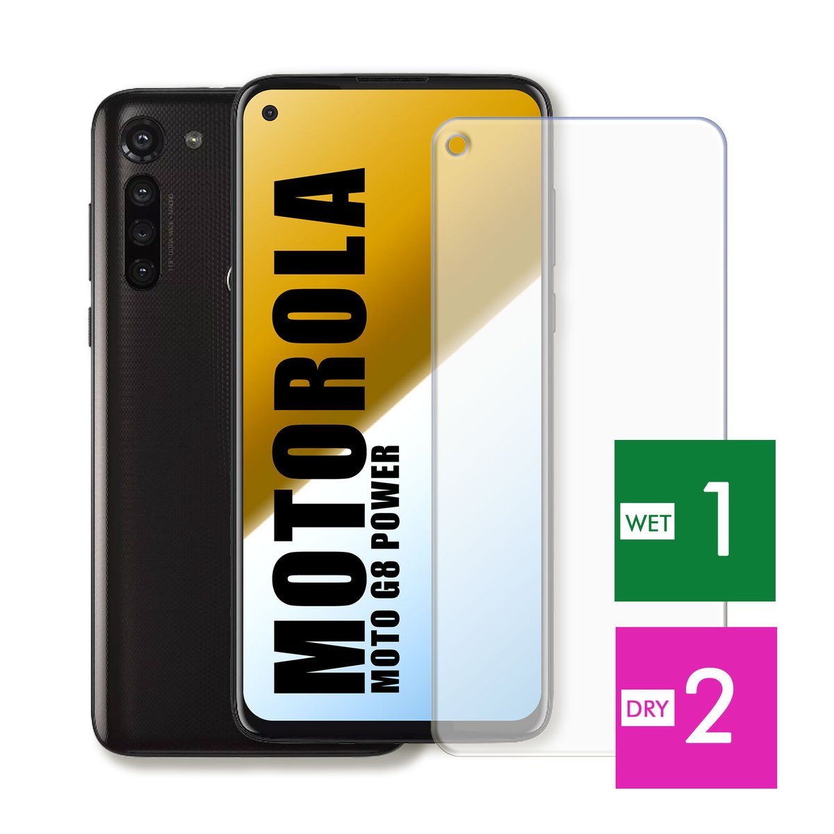 WZMOCNIONE SZKŁO DO MOTOROLA MOTO G8 POWER SZYBKA HARTOWANE 9H JAKOŚĆ