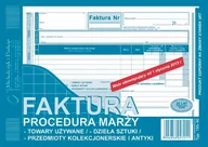 Druki akcydensowe - Michalczyk&Prokop FAKTURA PROCEDURA MARŻY TOWARY UŻYWANE A5 - miniaturka - grafika 1