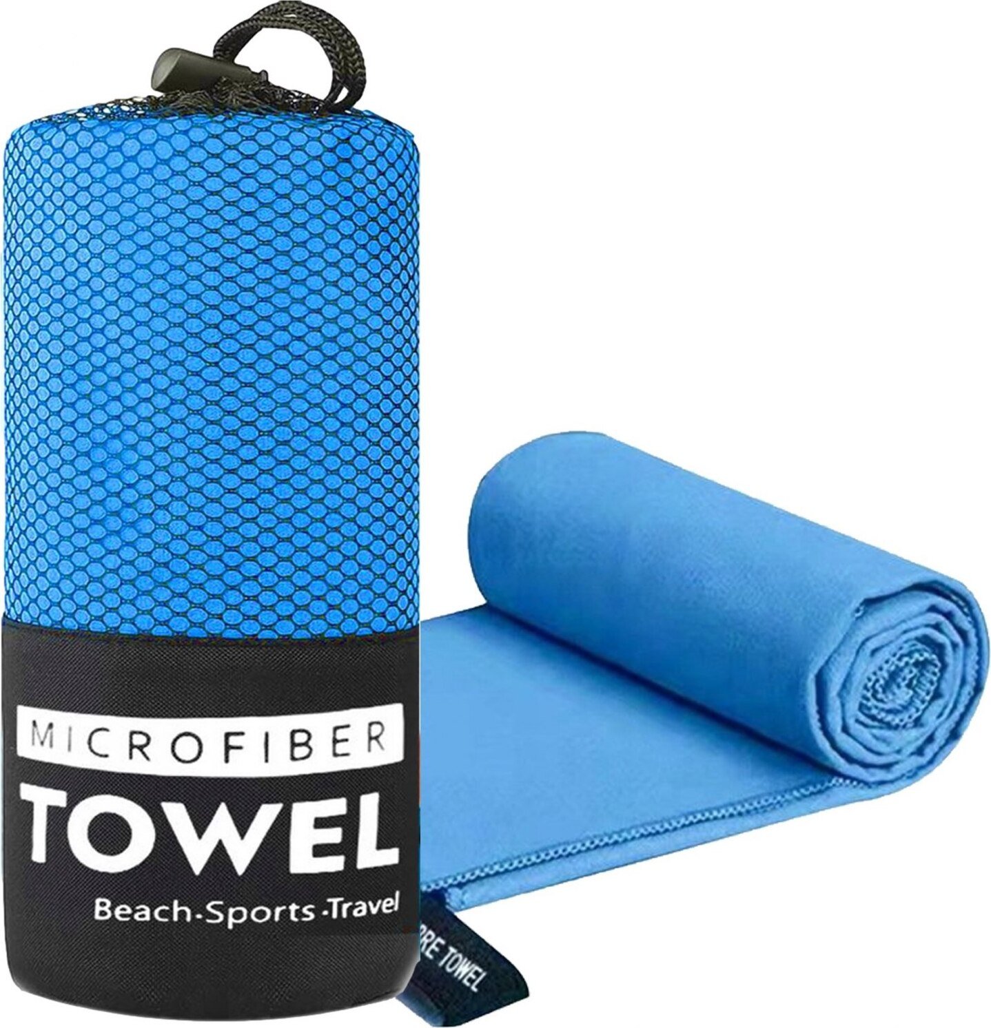 Ręcznik Szybkoschnący Sportowy Plażowy Z Mikrofibry Na Siłownię 130X80 Niebieski