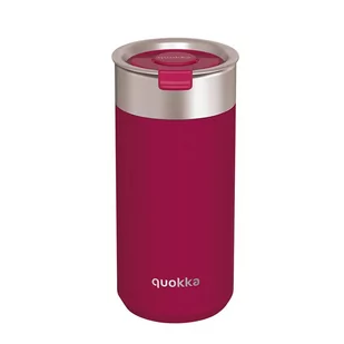 Quokka Boost Coffee Tumbler - Kubek termiczny ze stali nierdzewnej z zaparzaczem 400 ml (Maroon) - Kubki termiczne - miniaturka - grafika 1