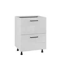Meble kuchenne - Siena Szafka Dolna Ds-60-2W_Modern Biały Połysk - miniaturka - grafika 1