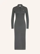 Sukienki - Lacoste Sukienka Polo Z Dżerseju grau - miniaturka - grafika 1