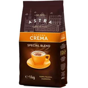 Astra Łagodna Crema 1kg kawa ziarnista - Kawa - miniaturka - grafika 1