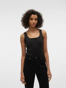 Vero Moda Top "Million" w kolorze czarnym - Koszulki i topy damskie - miniaturka - grafika 1