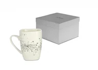 Kubki - Kubek biały w srebrne plamki w pudełku 300 ml - miniaturka - grafika 1