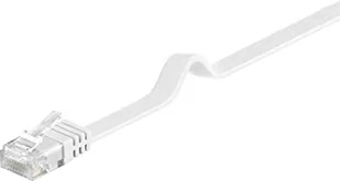 MicroConnect RJ-45/RJ-45 kat.6 U/UTP Biały 1.5m V-UTP6015W-FLAT - Patchcordy - miniaturka - grafika 1