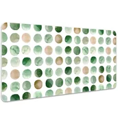 Podkładki na biurko - Mata na biurko Kolorowe kółka 100x50 cm - miniaturka - grafika 1