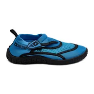Buty dla dziewczynek - Dziecięce Buty Do Wody Niebieskie Big Star NN374467 - miniaturka - grafika 1