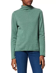 Maerz Damski sweter ze stójką, z merynosów, ekstra delikatny, rozmaryn, 34 - Swetry damskie - miniaturka - grafika 1