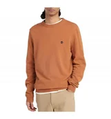 Swetry męskie - Timberland Cohas Brook Merino Crew Sweater Argan Oil Sweter męski, Argan Oil, L - miniaturka - grafika 1
