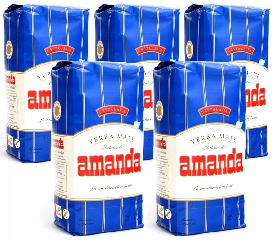 Yerba Mate Amanda Despalada 5x1kg Mocny Klasyk 5kg