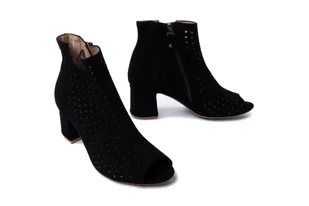 MACIEJKA 05420-43/00-5 czarny, botki letnie damskie - Maciejka - Czółenka - miniaturka - grafika 1