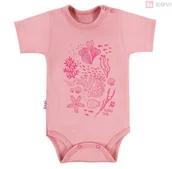 Body dla niemowląt - Body Coral Reef Kr Dz Brudny Róż Ewa Klucze - 68 - miniaturka - grafika 1