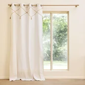 Zasłony - Zasłona okienna z jutowym dekorem, 140 x 240 cm, LACIA - miniaturka - grafika 1