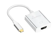 Karty graficzne - MediaRange MRCS194 zewnętrzna karta graficzna usb 4096 x 3112 px Srebrny - miniaturka - grafika 1