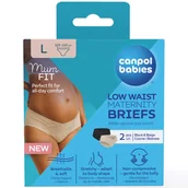 Bielizna lecznicza - Canpol Babies MumFIT, majtki ciążowe pod brzuch, rozmiar L, 103-110 cm, 2 sztuki - miniaturka - grafika 1
