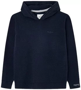 Pepe Jeans Chłopięca bluza z kapturem Tottenham, Niebieski (Dulwich), 16 Lat - Bluzy dla chłopców - miniaturka - grafika 1