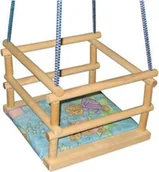 Place zabaw - Malimas Huśtawka Drewniana z poduszką - miniaturka - grafika 1