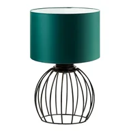 Lampy stojące - Czarna lampka stołowa w stylu urban jungle NASHVILLE - miniaturka - grafika 1