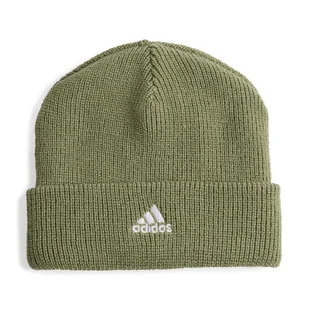 Dziecięca Czapka zimowa ADIDAS LK BEANIE IY7844 – Oliwkowy - Czapki dla dzieci - miniaturka - grafika 1