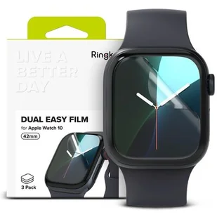 Folia ochronna RINGKE Dual Easy do Apple Watch 10 (42 mm) 3szt. - Akcesoria do smartwatchy - miniaturka - grafika 1