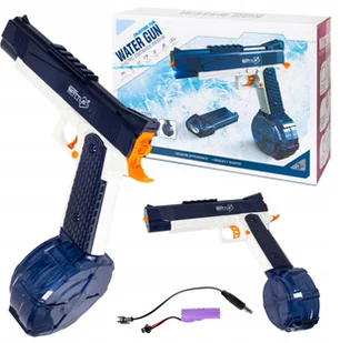 Pistolet Na Wodę Automatyczna Sikawka Wodna Dla Dzieci 2 Magazynki Na Aku - Zabawki i gry sportowe - miniaturka - grafika 1