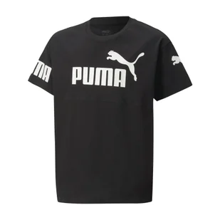 Koszulka Sportowa Chłopięca Puma Power - Koszulki sportowe męskie - miniaturka - grafika 1