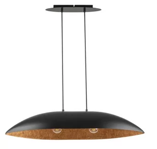 Podłużna lampa wisząca Gondola M 40635 Sigma do kuchni czarna miedziana - Lampy sufitowe - miniaturka - grafika 1