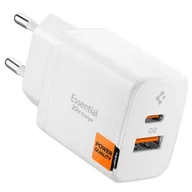 Ładowarki do telefonów - Ładowarka sieciowa SPIGEN Essential EE202EU 20W Biały - miniaturka - grafika 1