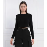 Bluzki damskie - Pinko Bluzka | Cropped Fit - miniaturka - grafika 1
