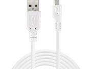 Kable USB - Sandberg Kabel USB microUSB 3m Biały 440-72 - miniaturka - grafika 1