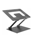 Akcesoria do komputerów stacjonarnych - Podstawka pod laptopa LYNXER - ergonomiczna, aluminiowa, regulowana 27073 - miniaturka - grafika 1