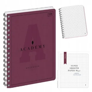 INTER KOŁOZESZYT, ACADEMY ZESZYTY A5 / 100 , PAPIER 90G - Zeszyty szkolne - miniaturka - grafika 1