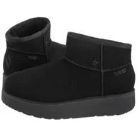 Botki damskie - Botki Keep Cozy Black 169143/BBK (SK283-a) Skechers - miniaturka - grafika 1