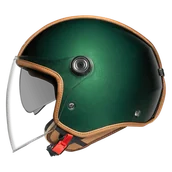 Kaski motocyklowe - Kask Otwarty Nexx Y.10 Midtown MT Zielony/WielbłądziXS - miniaturka - grafika 1