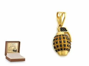 Złota zawieszka 585 fantazyjna prezent grawer - Zawieszki - miniaturka - grafika 1