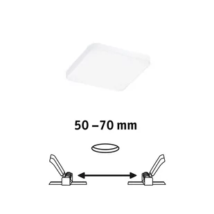 Paulmann Veluna Edge IP44 4000K 9x9cm - Oprawy, klosze i abażury - miniaturka - grafika 1