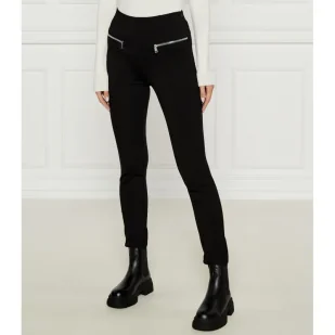 GUESS Spodnie cygaretki GISELE Slim Fit - Spodnie damskie - miniaturka - grafika 1