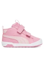 Buty dla dziewczynek - Puma Sneakersy Multiflex 2 Mid Sl V Inf 312153 04 Różowy - miniaturka - grafika 1