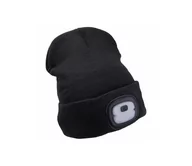 Latarki - Extol - Czapka z czołówką i ładowaniem USB 250 mAh czarny roz. UNI - miniaturka - grafika 1