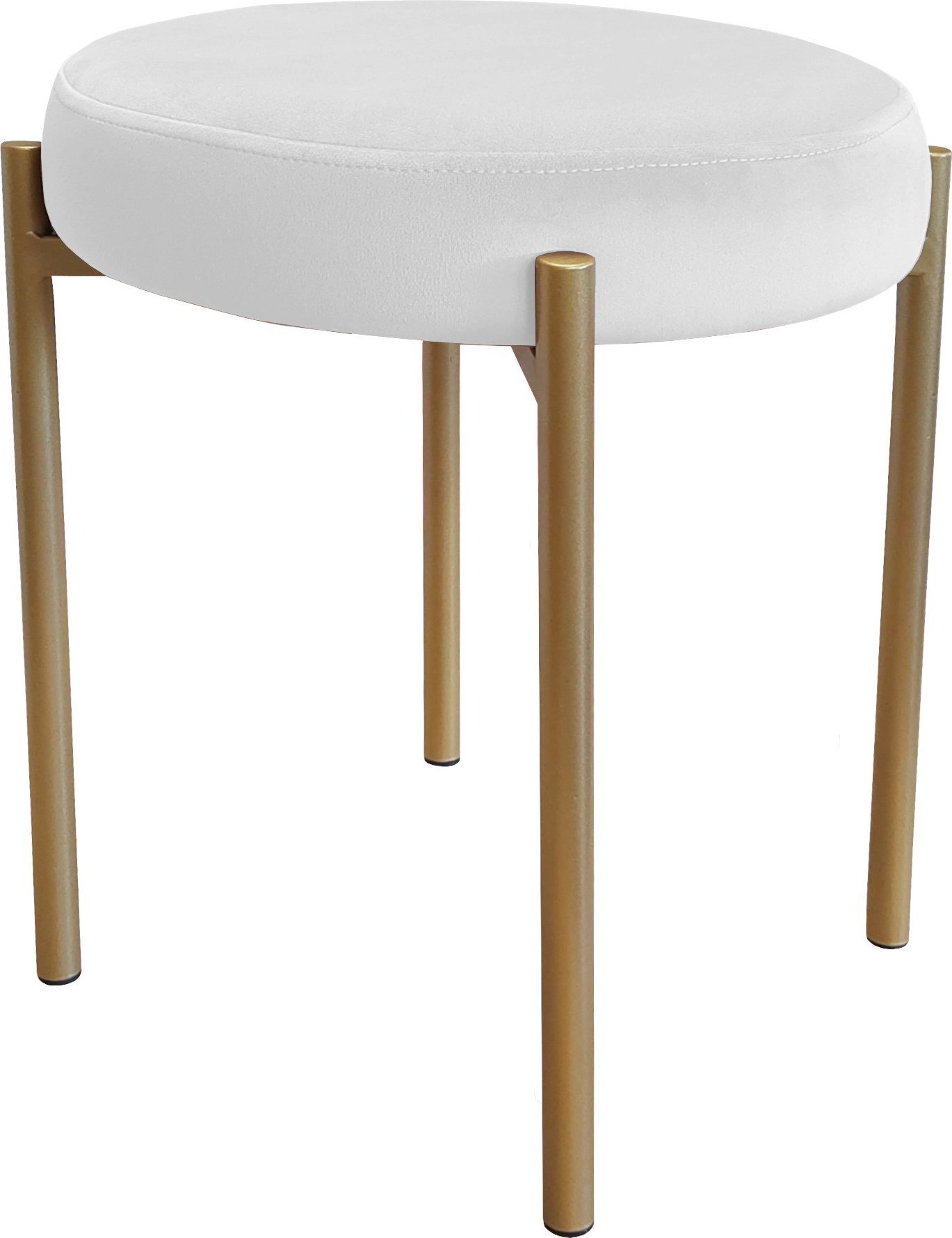 Atos TABORET DIOR STOŁEK LOFT metal podstawa złota MG39
