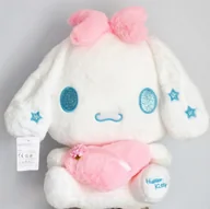 Maskotki i pluszaki - Maskotka pluszak Cinnamoroll Sanrio z sercem i kokardą 36 cm - miniaturka - grafika 1