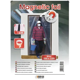 Folia ochronna magnetyczna 120 x 220 cm - Folie i taśmy malarskie - miniaturka - grafika 1